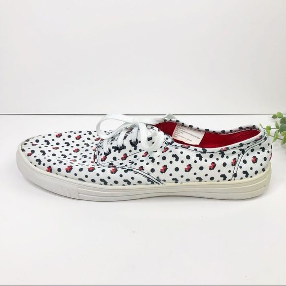 Disney Shoes - Disney Mickey Minnie Mouse Canvas Sneakers Size 11